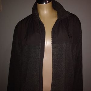 Aeropostale Mens Grey Fleece Jacket